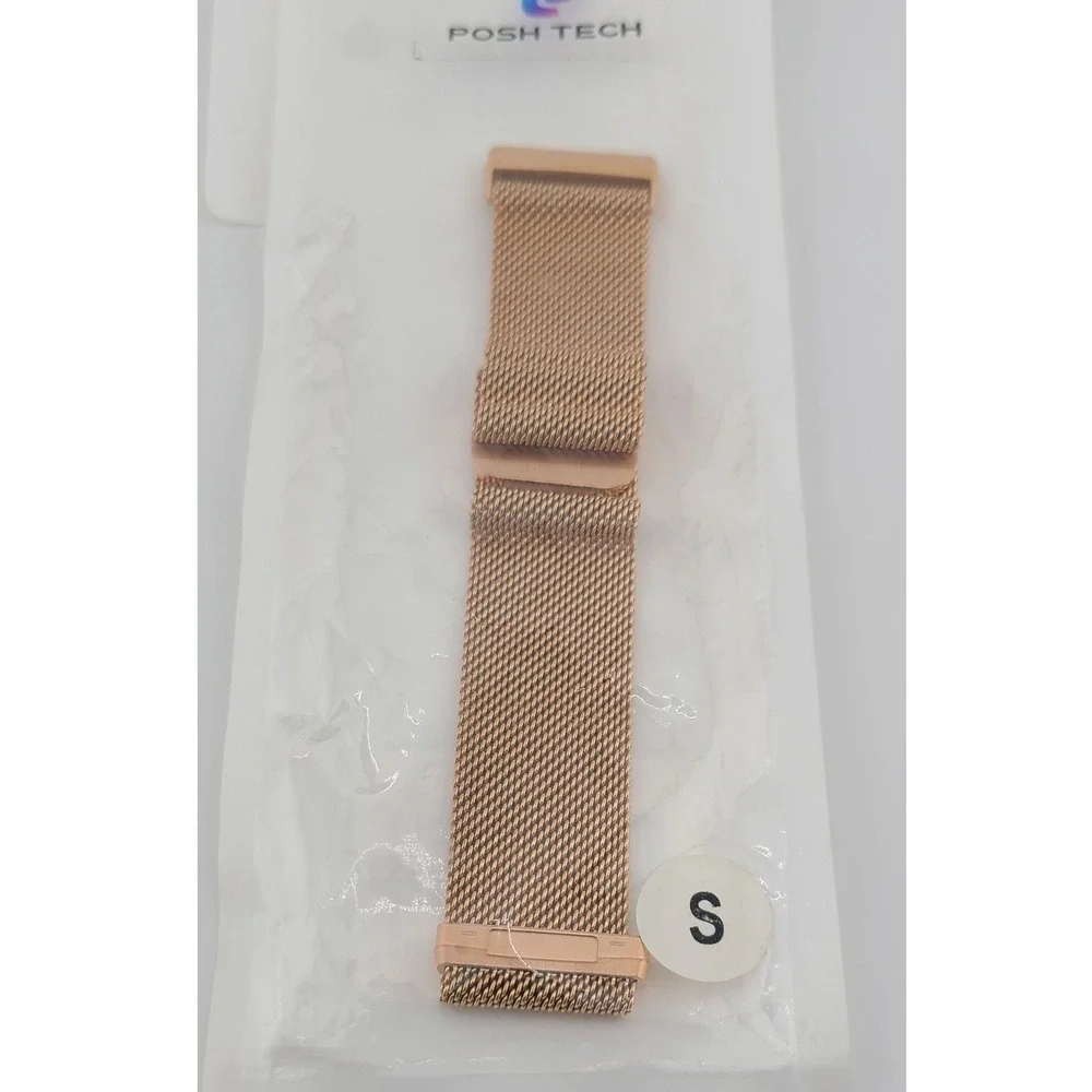 Posh Tech Rose Gold Milanese Loop Magnetic Watch Band Size Small